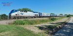 Hiawatha 337 train with IL Dept of Transportation 4613 learning the route